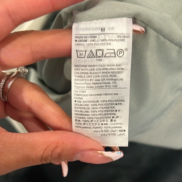 🔥GAP Sage Green Bomber Jacket🔥 - Picture 4 of 6